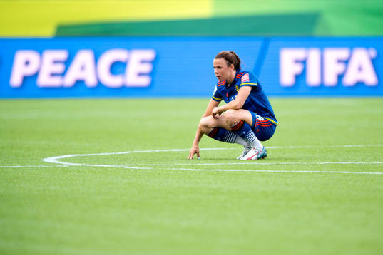 Sveriges Jessica Samuelsson deppar