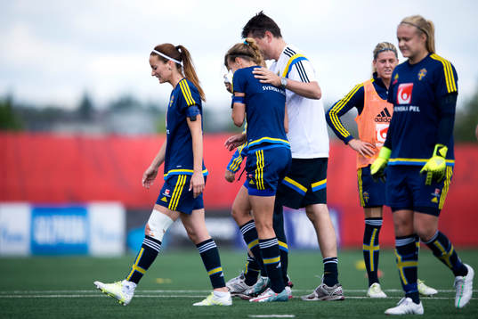 Sveriges Charlotte Rohlin led av planen