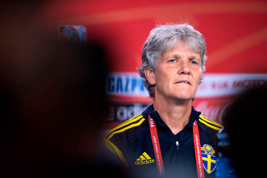 Sveriges förbundskapten Pia Sundhage