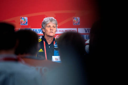 Sveriges förbundskapten Pia Sundhage