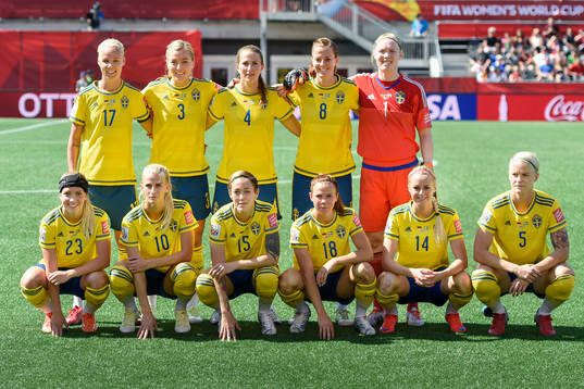 Sveriges startelva före åttondelsfinalen i VM mellan