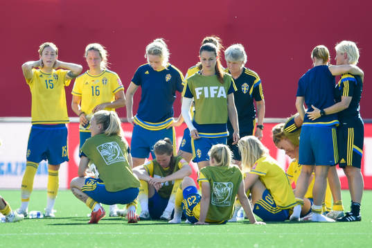 Sveriges spelare deppar