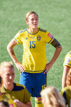 Sveriges Therese Sjögran deppar