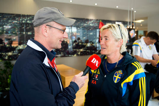 Anders Lundqvist, journalist på DN, intervjuad Sveriges