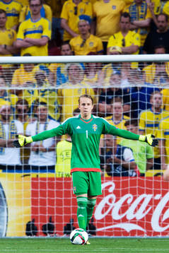 Sveriges målvakt Patrik Carlgren