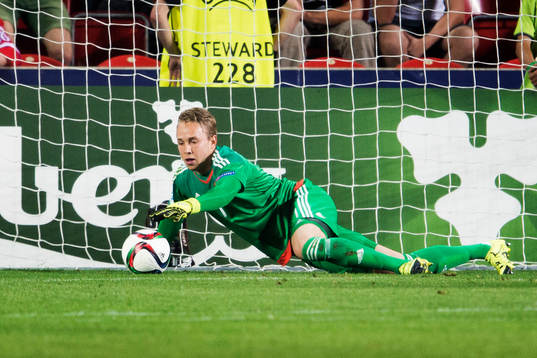 Sveriges målvakt Patrik Carlgren