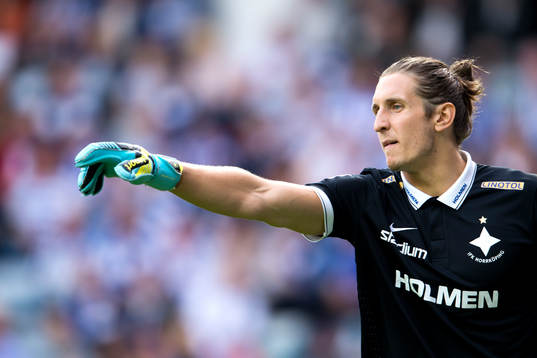 Norrköpings målvakt David Mitov Nilsson