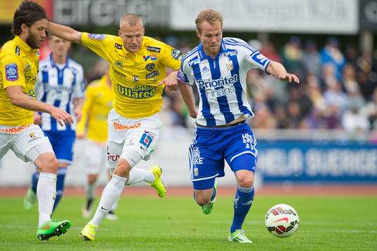 Falkenbergs Rasmus Sjöstedt och Göteborgs Gustav Engvall