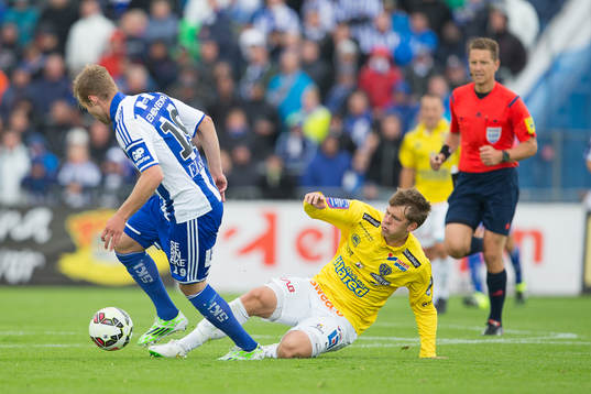 Göteborgs Gustav Engvall och Falkenbergs Daniel Johansson