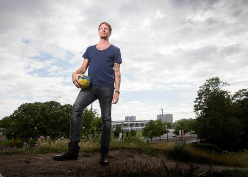Handbollslaget HK Malmös nya målvakt Dan Beutler