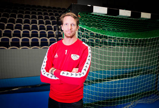 Handbollslaget HK Malmös nya målvakt Dan Beutler