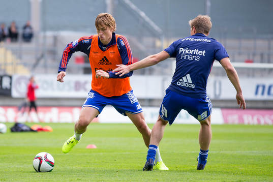 IFK Göteborgs Thomas Rogne och Mikael Boman