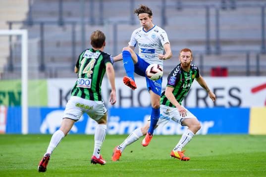 Värnamos Sebastian Göransson och GAIS Arnar Bragi