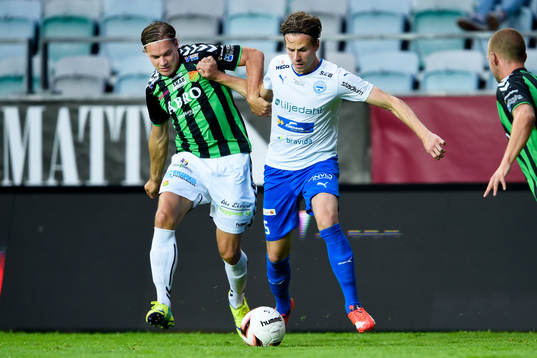GAIS Danny Ervik och Värnamos Sebastian Göransson
