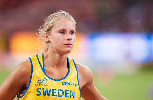 Sveriges Michaela Meijer i finalen på stavhopp