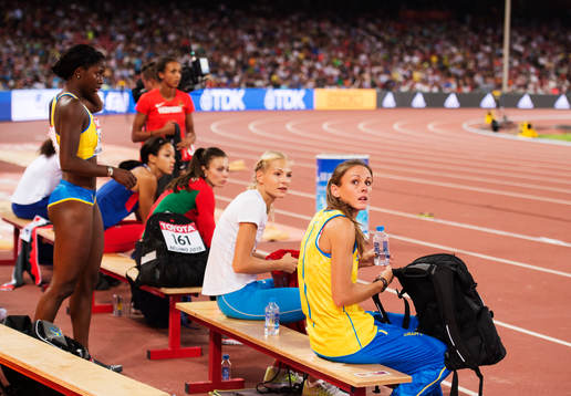 Sveriges Khaddi Sagnia och Erica Jarder i finalen på