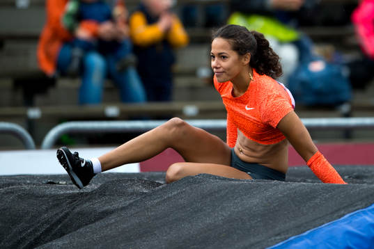 Angelica Bengtsson, Hässelby SK, i damernas stavhopp