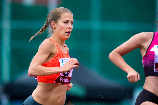 Charlotta Fougberg, Ullevi FK, i damernas lopp över 3000m