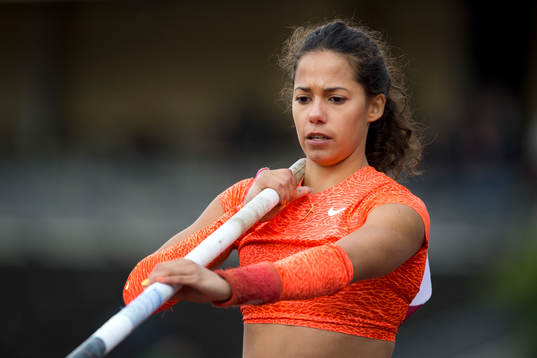 Angelica Bengtsson, Hässelby SK, i damernas stavhopp