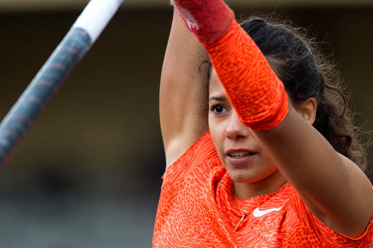 Angelica Bengtsson, Hässelby SK, i damernas stabhopp