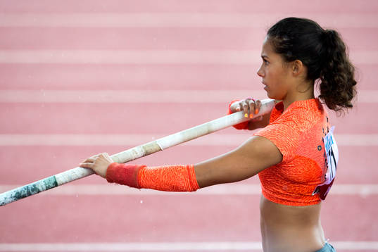Angelica Bengtsson, Hässelby SK, i damernas stabhopp