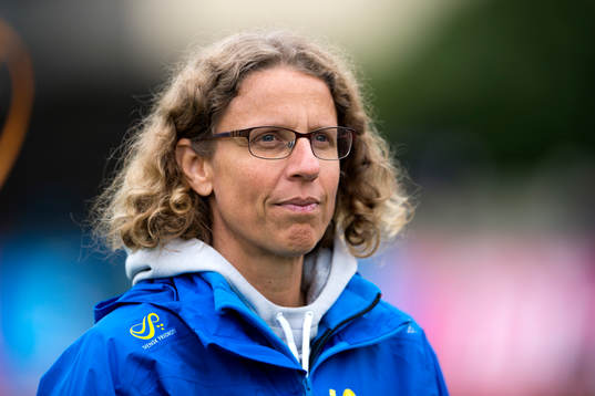 Sveriges förbundskapten Karin Torneklint