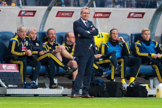 Sveriges förbundskapten Erik Hamrén