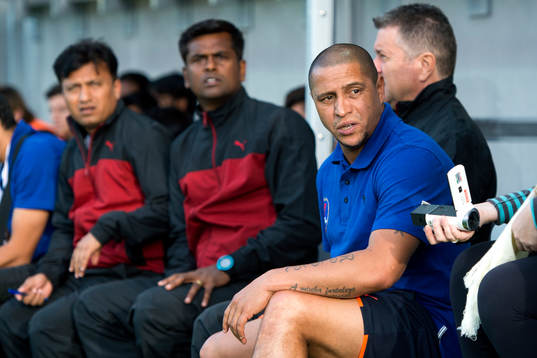 Delhi Dynamos tränare Roberto Carlos