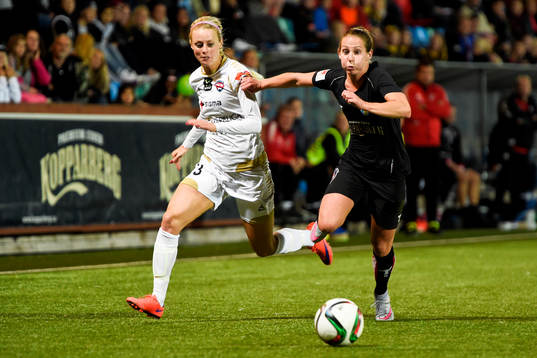 Rosengårds Amanda Ilestedt och Göteborgs Manon Melis