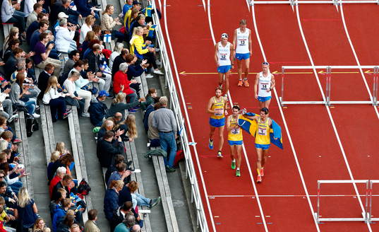 Deltagarna i 10000 m gång