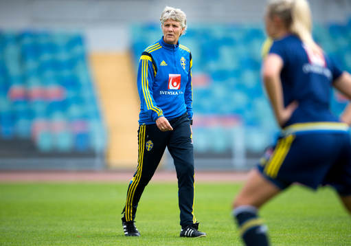 Sveriges förbundskapten Pia Sundhage