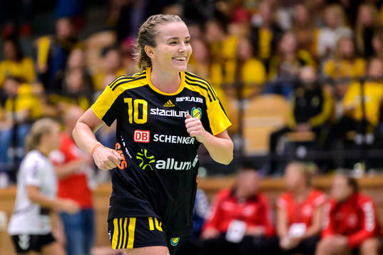 Sävehofs Stine Lund Andreassen jublar