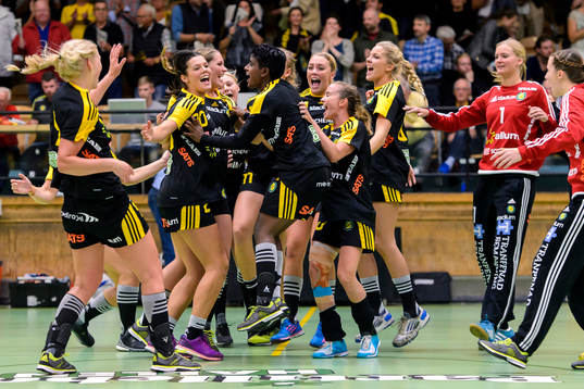 Sävehofs spelare jublar