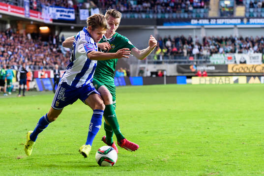 IFK Göteborgs Riku Riski och Hammarbys Birkir Már
