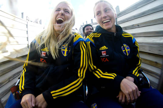 Sveriges Olivia Schough och Lisa Dahlkvist åker Balder