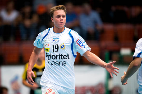 Redbergslids Emil Mellegård jublar
