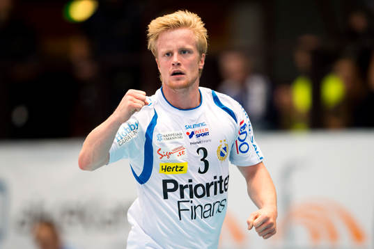 Redbergslids Tobias Östanbäck jublar