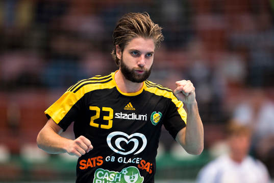 Sävehofs Viktor Ottosson jublar