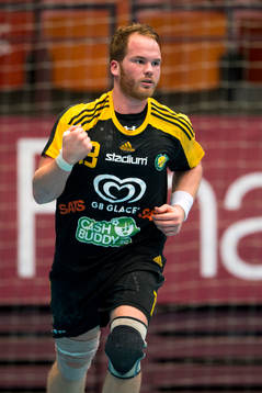 Sävehofs Atli Ingolfsson jublar