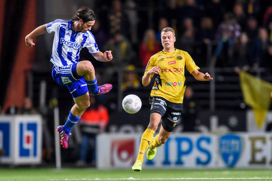 IFK Göteborgs Gustav Svensson och Elfsborgs Viktor Claesson