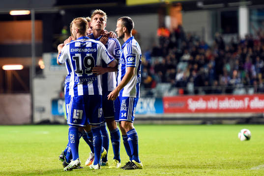 IFK Göteborgs Mikael Boman jublar