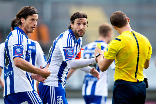 IFK Göteborgs Gustav Svensson och Mattias Bjärsmyr