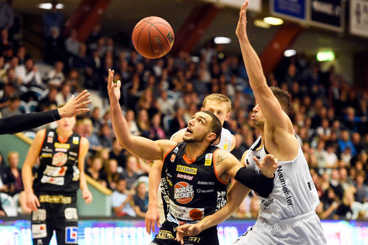 Borås baskets Omar Krayem och Malbas Darion Rackley