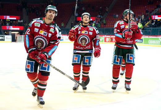 Frölundas Patrik Carlsson, Ryan Lasch och Artturi Lehkonen