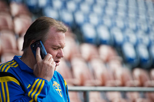 Karl-Erik Nilsson, ordförande Svenska Fotbollförbundet,