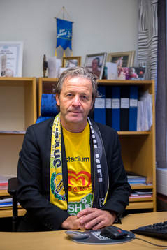 Sävehofs klubbdirektör Stefan Albrechtson