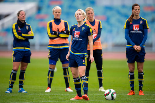 Sveriges Petra Larsson deppar