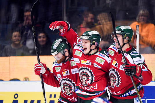 Frölundas Robin Figren, Artturi Lehkonen och Christoffer