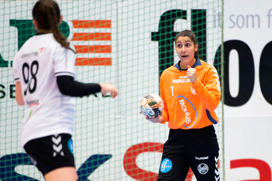 Heids målvakt Miranda Nasser jublar