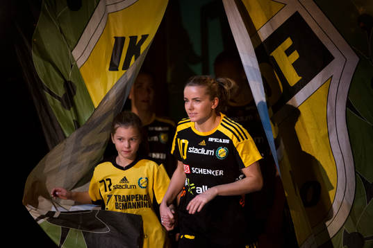 Sävehofs Stine Lund Andreassen springer in på planen